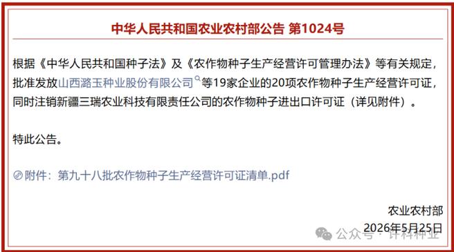 河南许科种业获批进出口农作物种子生产经营许可证 开启国际化发展新篇章